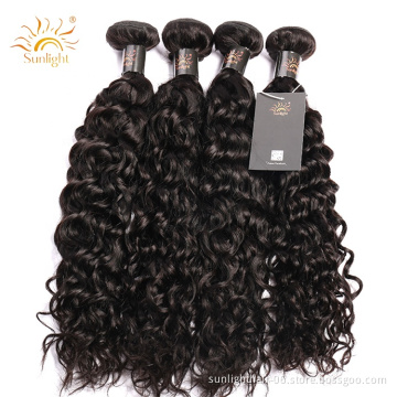 Wholesale Brazilian Water Wave Bundles 100% Human Hair Weave Bundles Brazilian Remy Hair Extensions Natural Color water wave